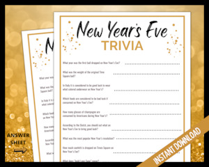 New Year's Trivia