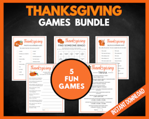 Thanksgiving Games Bundle