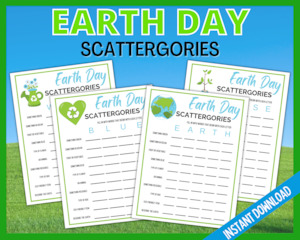 Earth Day Scattergories