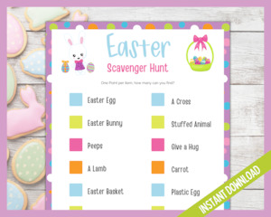 Easter Scavenger Hunt