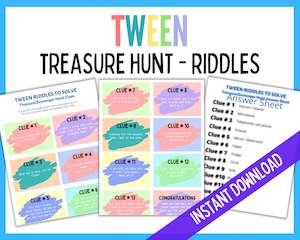 Tween Treasure/Scavenger Hunt