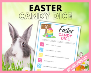 Easter Candy Dice Game