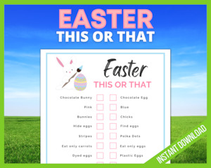 Easter Games: Easter This or That