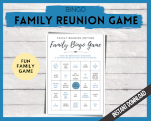 Family Reunion Bingo