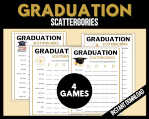 Graduation Scattergories