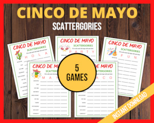 Cinco de Mayo Scattergories