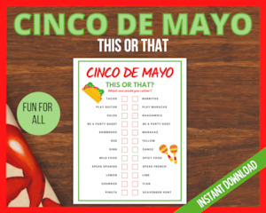 Cinco de Mayo This or That