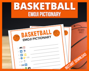 Basketball Emoji Pictionary