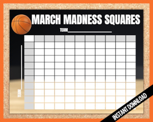 March Madness Game Squares