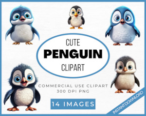 Cute Penguin Clipart