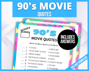 90s Movie Quote Game