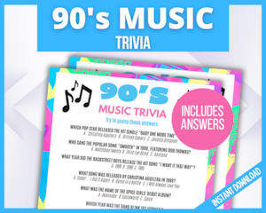 90s Music Trivia