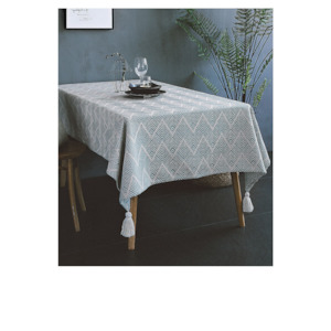 Modern stylish table cloth cotton & linen TC-0002