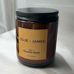 ELLIE + JAMES Christmas Candle (Golden Pear)