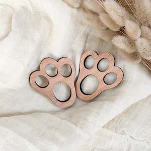 Easter Bunny Paw Print Stencils