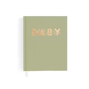 Fox & Fallow | Mini Baby Book, Sage