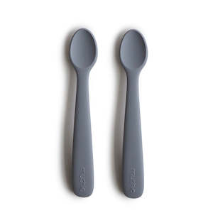 Baby wear: Mushie | Silicone Spoon (Set of 2), Tradewinds