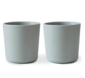 Baby wear: Mushie | Dinnerware Cup (Set Of 2), Sage