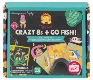 Tiger Tribe | Crazy 8s + Go Fish! Card Game