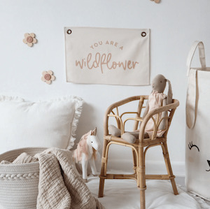 Leonie and the Leopard | Wall Banners, You are a Wildflower