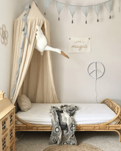 Baby wear: Leonie and the Leopard | Wall Banner, Love is Magic