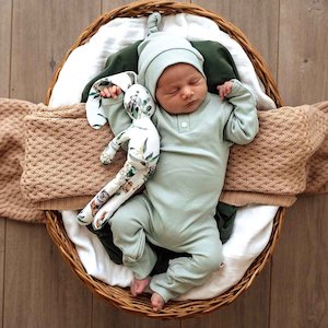 Baby wear: Snuggle Hunny Kids | Growsuit, Sage