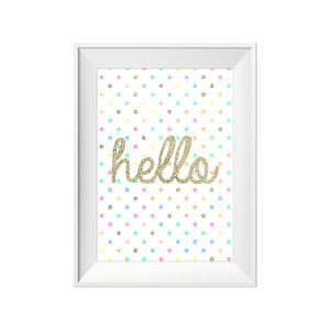 Baby wear: Hello Print A4