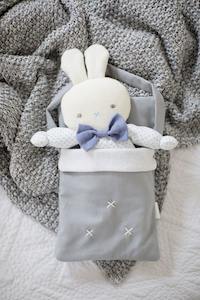 Baby wear: Alimrose | Doll Carry Bag - Grey Linen