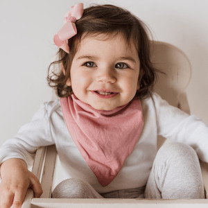 Snuggle Hunny Kids | Dribble Bib, Jewel Pink