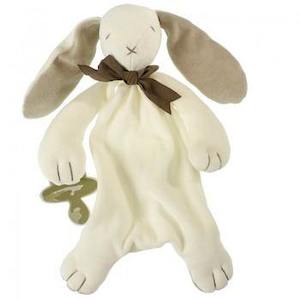 Ears the Bunny Comforter - Organic Dummy Holder (unboxed) | Maud n Lil