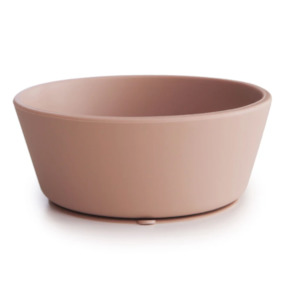 MUSHIE | SILICONE SUCTION BOWL - BLUSH