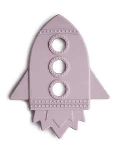 Mushie | Rocket Teether - Mauve