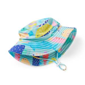 Clothing: Swim Bucket Hat - Rainbow Reef