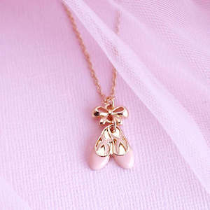 Clothing: Ballet Slippers Necklace