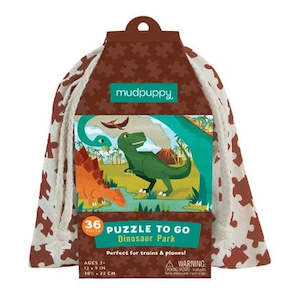 Clothing: Mudpuppy Puzzle To Go - Dinosaur Park