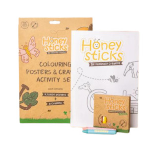 Clothing: Jumbo Posters and Crayons Activity Set