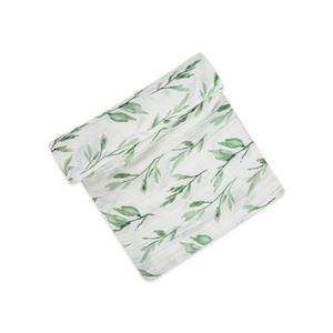 Clothing: Muslin Swaddle - Parker Leaf