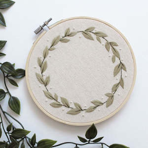 Embroidery Hoop - Greenery