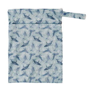 Clothing: Double Pocket Wetbag - Whales