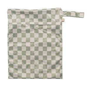 Clothing: Double Pocket Wetbag - Moss Check