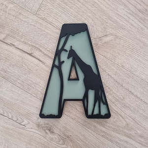 Letter Tiles: Jungle Letters Large