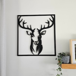 Nude Unpainted: Stag Wall Art