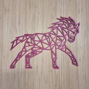 Geometric Unicorn  Wall Art