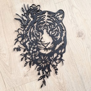 Floral Tiger Wall Art