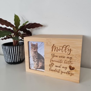 Pet Memorial: Pet Memorial - You Were My Favourite Hello And My Hardest Goodbye - Personalised.