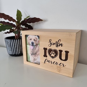 Pet Memorial: Pet Memorial - I Love You Furever - Personalised.