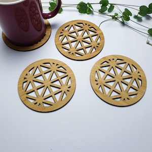 Souvenir: Coasters Geometric Triangle