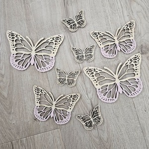 Bamboo Butterfly Set Dipped