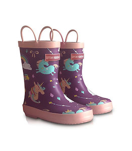 Kids Gum Boots – Unicorns