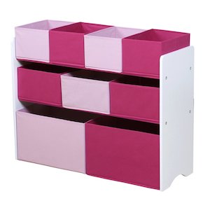 Kids Storage Organizer (non-woven fabric storage – Pink)